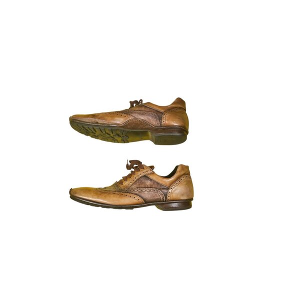 To Boot New York Mens 12 Brown Leather Brogue Shoes Vintage - Picture 4 of 5